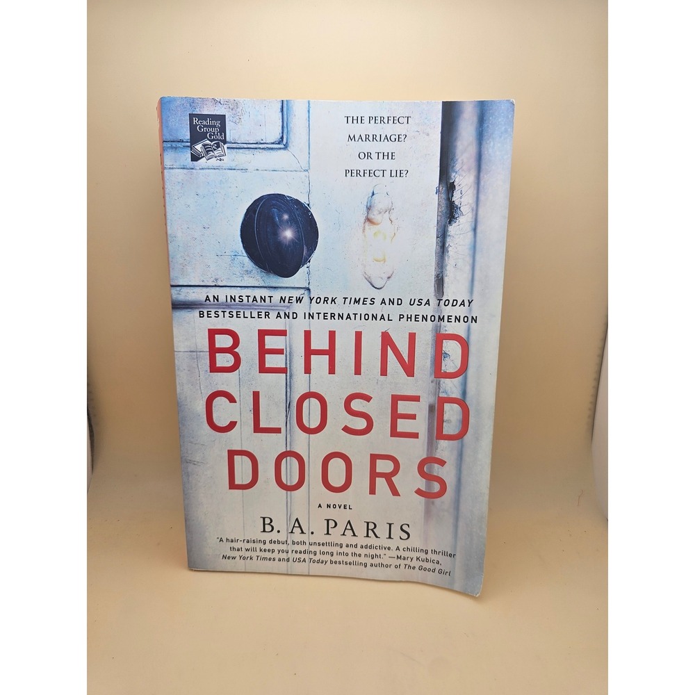 Behind Closed Doors by B.A. Paris Psychological Thriller Paperback Novel